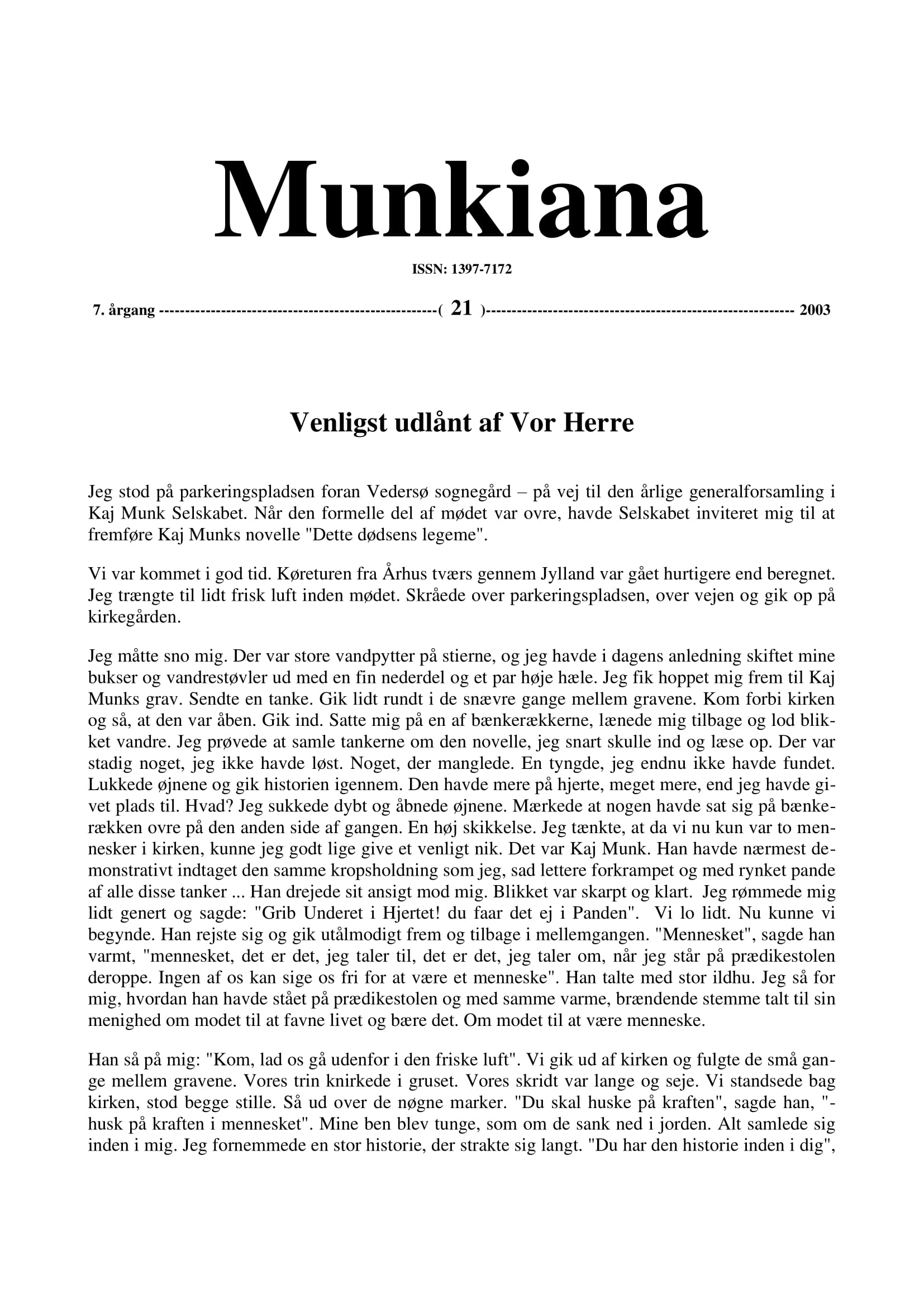 Klik på billedet for at downloade PDF med Munkiana nr. 36